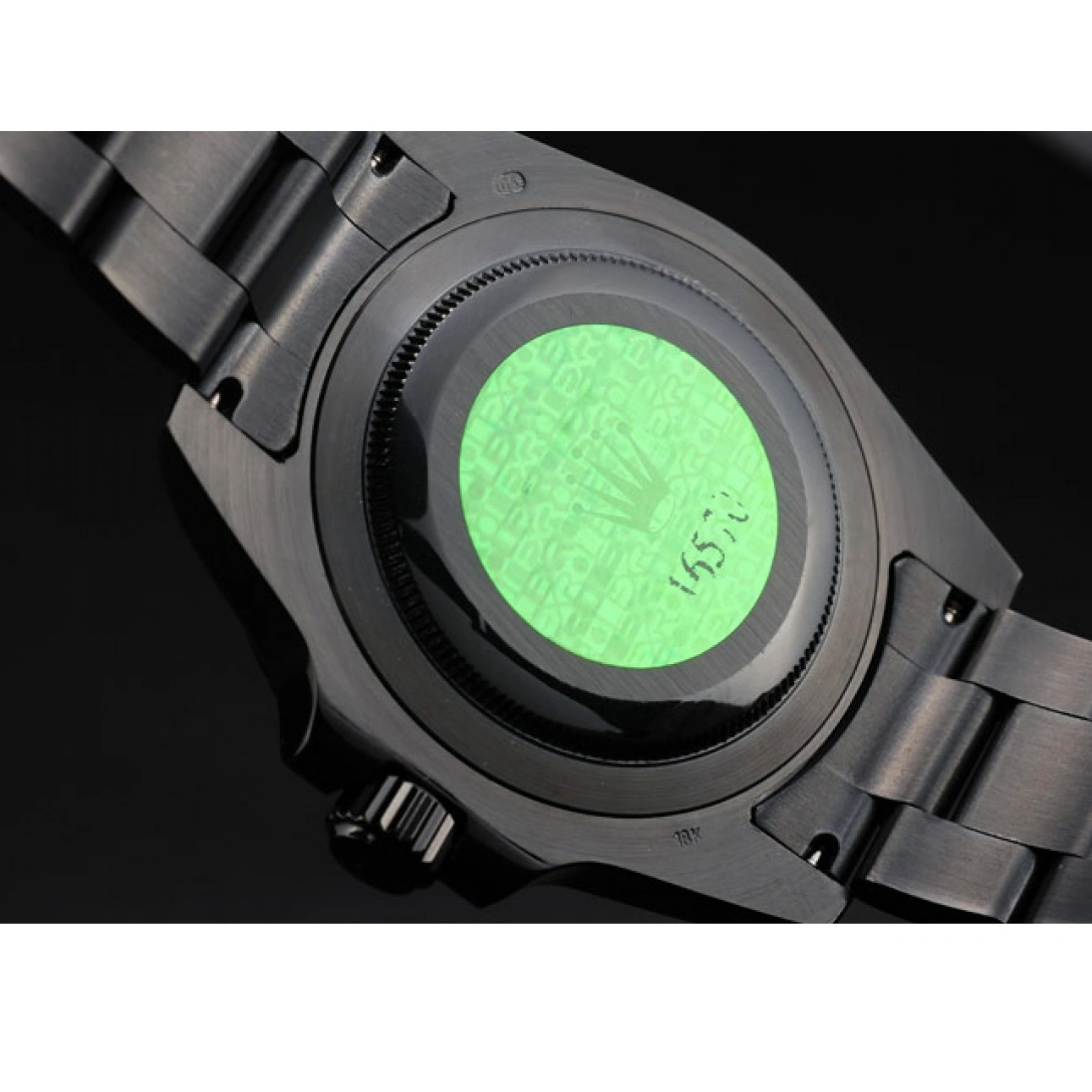 MiroTime 1028 Rolex Explorer Black Ceramic Bezel Black Dial Watch